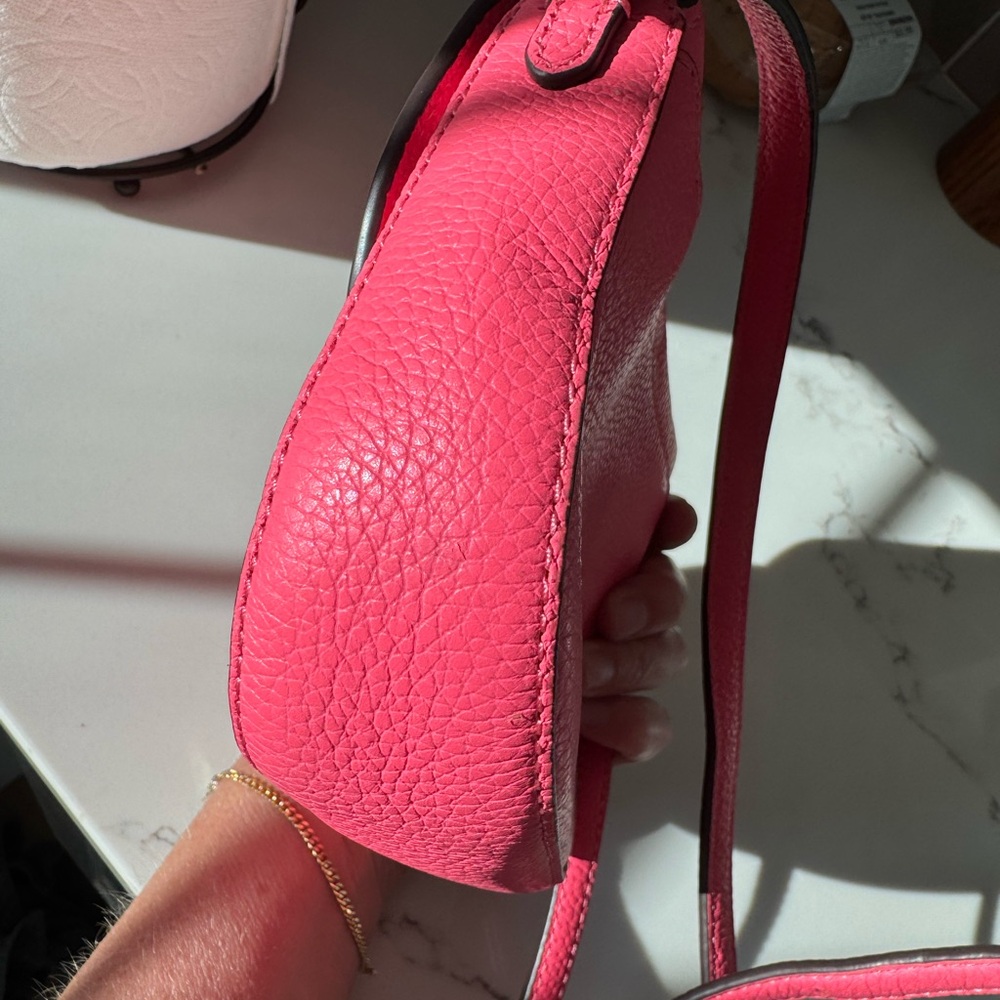 Kate Spade Ripe Papaya Color Crossbody Bag with Curved Flap - Picture 12 of 13